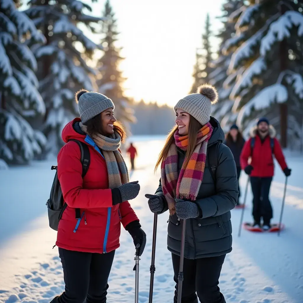 Корабли на озере Хурон, окруженные красивыми прибрежными городами.